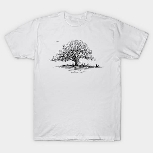 Tree T-Shirt by jitkaegressy